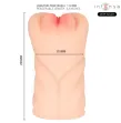 INTENSE DEEP TOUCH - KRISTA VAGINAL MASTURBATOR WITH SUCTION, VIBRATION AND VOICE EFFECT 1.2 KG INTENSE DEEP TOUCH - KRISTA VAGINAL MASTURBATOR WITH SUCTION, VIBRATION AND VOICE EFFECT 1.2 KG