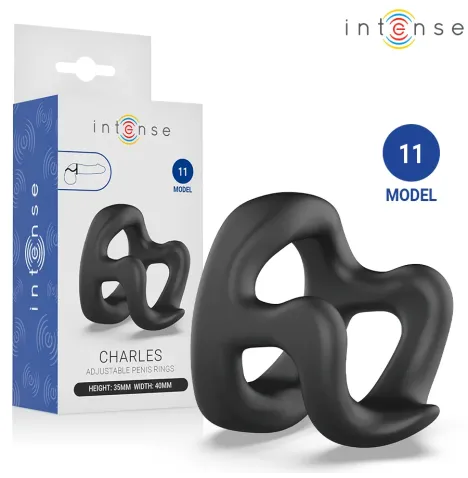 INTENSE - CHARLES ADJUSTABLE PENIS RING MODEL 11