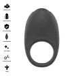 INTENSE - MERLOTTE ANILLO VIBRADOR CON ESTIMULACIÓN DE CLÍTORIS NEGRO INTENSE - MERLOTTE ANILLO VIBRADOR CON ESTIMULACIÓN DE CLÍTORIS NEGRO