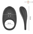 INTENSE - MERLOTTE VIBRATING PENIS RING WITH CLITORIS STIMULATION BLACK