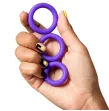 ROMP - REMIX TRIO SET DE 3 ANILLOS PARA PENE SILICONA MORADO ROMP - REMIX TRIO SET DE 3 ANILLOS PARA PENE SILICONA MORADO