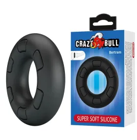 CRAZY BULL - ANELLO PER PENE IN SILICONE SUPER MORBIDO BERTRAM NERO