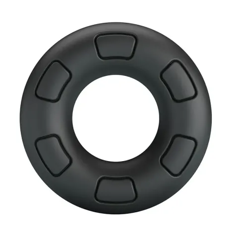 CRAZY BULL - BERTRAM ANILLO PARA PENE SUPER SOFT SILICONA NEGRO
