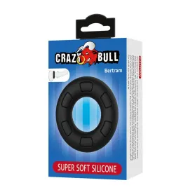 CRAZY BULL - BERTRAM SUPER SOFT SILICONE COCK RING BLACK