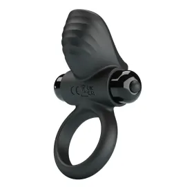 PRETTY LOVE - ADRIEN VIBRIERENDER PENISRING MIT 10 FUNKTIONEN, SCHWARZ