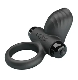 PRETTY LOVE - ADRIEN VIBRATING PENIS RING 10 FUNCTIONS BLACK