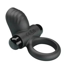 PRETTY LOVE - ADRIEN VIBRATING PENIS RING 10 FUNCTIONS BLACK
