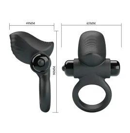 PRETTY LOVE - ADRIEN VIBRATING PENIS RING 10 FUNCTIONS BLACK