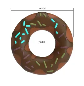 PRETTY LOVE - SUPER DONUT PENIS RING BROWN