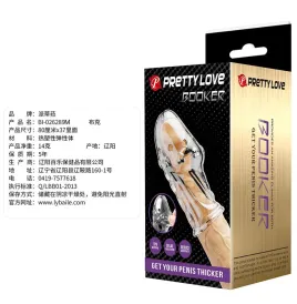 PRETTY LOVE – ROCKER PENISHÜLLE FÜR EINEN DICKEREN PENIS (TRANSPAREN)