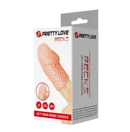 PRETTY LOVE - MANCHON PÉNIS POUR GEEK - GAGNEZ EN ÉPAISSEUR - COULEUR NATURELLE