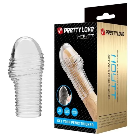 PRETTY LOVE - HOTTT MANICA PER PENE PER UN PENE PIÙ SPESSO E TRASPARENTE