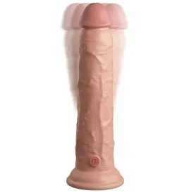 KING COCK - ELITE VIBRATEUR GODE RÉALISTE and TÉLÉCOMMANDE EN SILICONE 23 CM