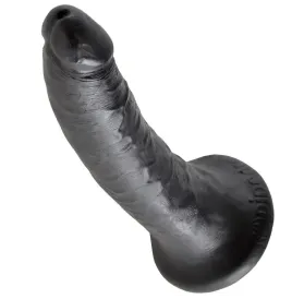 KING COCK - DILDO NERO 17.8 CM
