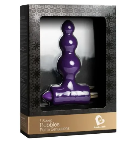 ROCKS-OFF - STIMOLATORE ANALE PETITE BUBBLES - LILLA