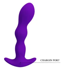 PRETTY LOVE - MASSAGER ANAL 12 MODES DE VIBRATION LILAS