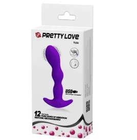 PRETTY LOVE - MASSAGER ANAL 12 MODES DE VIBRATION LILAS