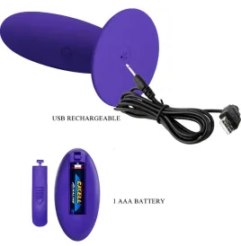 PRETTY LOVE - JUGENDPLUG ANALVIBRATOR MIT FERNBEDIENUNG VIOLETT