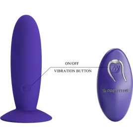 PRETTY LOVE - VIBRATEUR ANAL YOUTH PLUG TÉLÉCOMMANDE VIOLET
