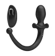 MR PLAY - VIBRADOR ANAL Y PERINEAL CON CONTROL REMOTO INALÁMBRICO NEGRO