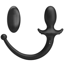MR PLAY - VIBRATORE ANALE E PERINEO CON TELECOMANDO WIRELESS, NERO