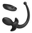 MR PLAY - VIBRADOR ANAL Y PERINEAL CON CONTROL REMOTO INALÁMBRICO NEGRO