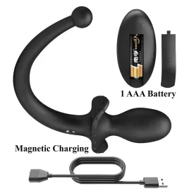 MR PLAY – KABELLOSER ANAL- UND PERINEUM-VIBRATOR MIT FERNBEDIENUNG, SCHWARZ