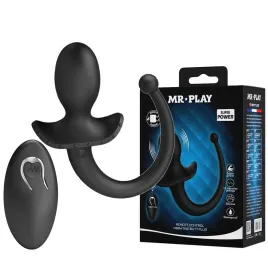 MR PLAY – KABELLOSER ANAL- UND PERINEUM-VIBRATOR MIT FERNBEDIENUNG, SCHWARZ