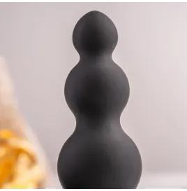 ROCKS- OFF - PETITE SENSATIONS BUBBLES ANAL PLUG VIBRATOR BLACK