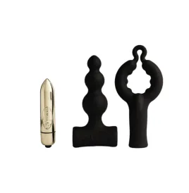 ROCKS- OFF - PETITE SENSATIONS BUBBLES PLUG ANAL VIBRADOR NEGRO