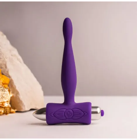 ROCKS- OFF - PETITE SENSATIONS TEAZER ANAL PLUG VIBRATOR PURPLE