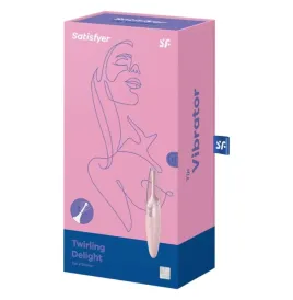 SATISFYER - TWIRLING DELIGHT ESTIMULADOR CLITORIS ROSA