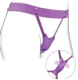 FANTASY FOR HER - HARNAIS PAPILLON VIBRANT, RECHARGEABLE and TÉLÉCOMMANDE VIOLET