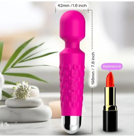 ARMONY - POSTMAN MASSAGER and VIBRATOR SUPER FLEXIBLE HEAD FUCHSIA