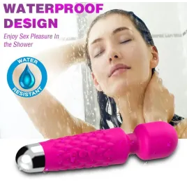 ARMONY - POSTMAN MASAJEADOR and VIBRADOR CABEZA FLEXIBLE FUCSIA