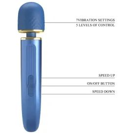 PRETTY LOVE - MASSAGER 7 VIBRATION MODES BLUE