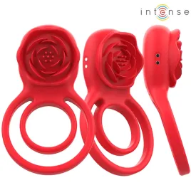INTENSE - GAIL STIMULATOR ROSE 10 VIBRATIONS RED REMOTE CONTROL