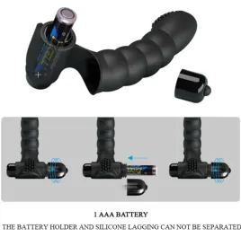 PRETTY LOVE - ALEXANDER FINGERVIBRATOR 10 VIBRATIONEN SCHWARZ