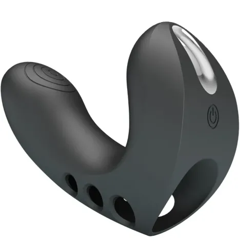 PRETTY LOVE - CAMELIA FINGERVIBRATOR 7 VIBRATIONEN SCHWARZ