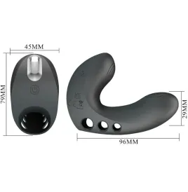 PRETTY LOVE - CAMELIA FINGER VIBRATOR 7 VIBRATIONS BLACK