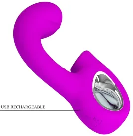 PRETTY LOVE - SIBEL SIBEL G-SPOT VIBRATOR CLITORIS STIMULATOR 10 VIBRATIONS PURPLE