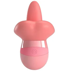 PRETTY LOVE - STIMOLATORE PER CLITORIDE LINGUA KYLEE 10 VIBRAZIONI ROSA NUDO