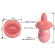 PRETTY LOVE - STIMULATEUR DE CLITORIS KYLEE TONGUE 10 VIBRATIONS ROSE NUDE PRETTY LOVE - STIMULATEUR DE CLITORIS KYLEE TONGUE 10 VIBRATIONS ROSE NUDE