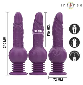 INTENSE - VIBRATEUR MULTIFONCTION TATUM AVEC VIBRATION DE HAUT EN BAS 24 CM VIOLET
