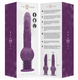 INTENSE - TATUM MULTIFUNCTION VIBRATOR WITH UP AND DOWN VIBRATION 24 CM PURPLE