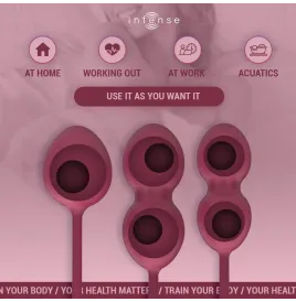 INTENSE - CHARLI KEGEL BALL KIT BURGUND