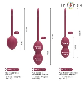 INTENSE - KIT PALLINE KEGEL CHARLI BORDEAUX