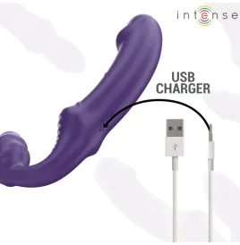 INTENSE - JILL DOPPELVIBRATOR 20 CM LILA FERNBEDIENUNG