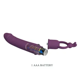 PRETTY LOVE - CORA VIBRADOR FORMA PENE CON ANILLO DE SUJECIÓN