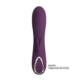 PRETTY LOVE - VIBRATORE A FORMA DI CONIGLIO RICARICABILE LANDYN, 10 FUNZIONI, VIOLA